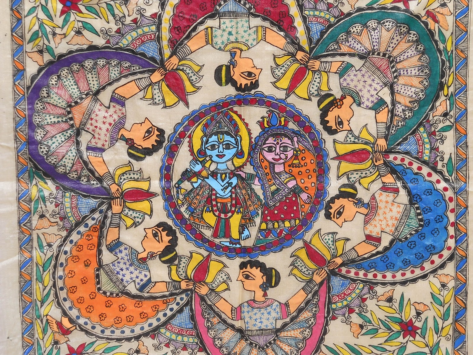Mithila Pattern Amazing Mithila paintings - Album View Page - Wolmal